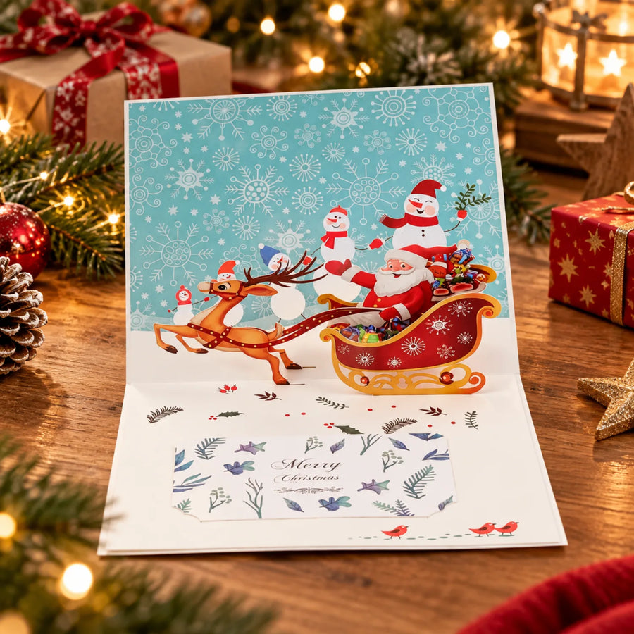 3D Pop-Up Christmas Card