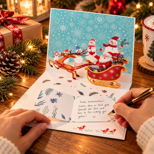 3D Pop-Up Christmas Card: A Closer Look