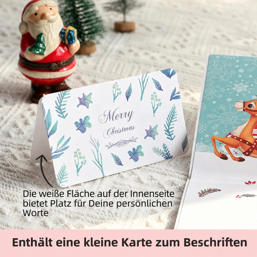 3D Pop-Up Christmas Card with Envelope