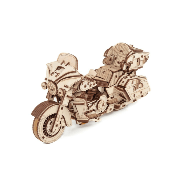 Puzzle mécanique 3D d'une moto à trois roues, le Trike d' Eco Wood Art