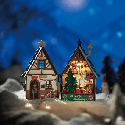 Christmas-Themed Miniature House