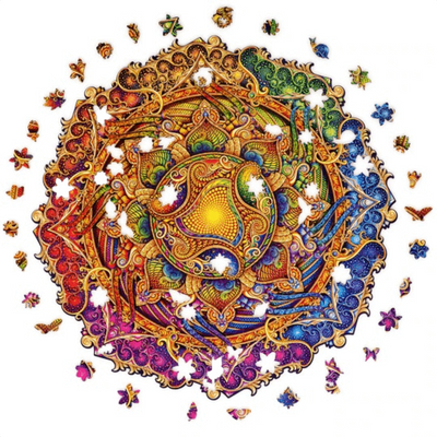 Wooden puzzle for adults